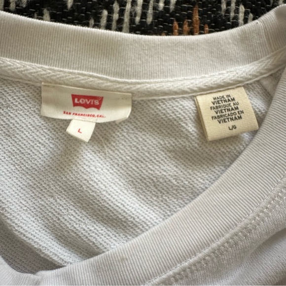 Levi’s Sweatshirt White size L Women - Picture 3 of 8